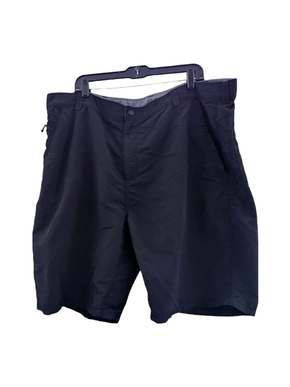 NordicTrack Black multi pocket nylon performance shorts. Size 44 waist